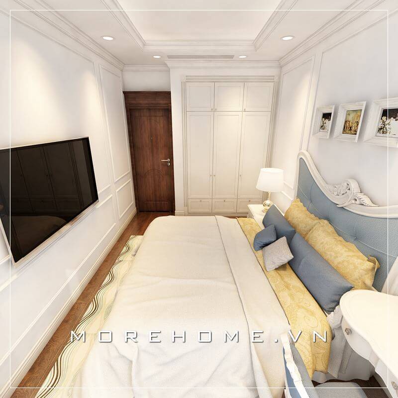 Tủ quần áo màu trắng